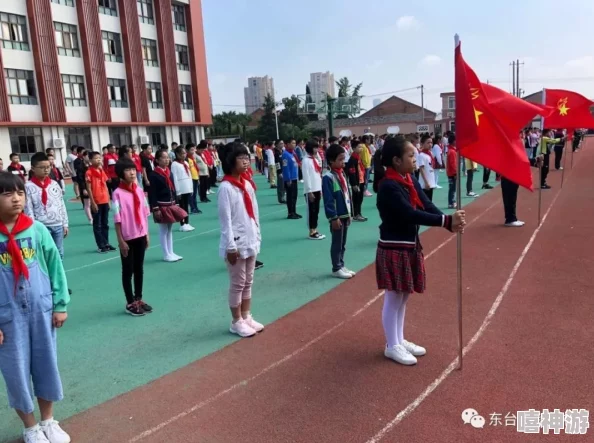 粉嫩高中校园内举办春季运动会同学们积极参与各项比赛展现风采