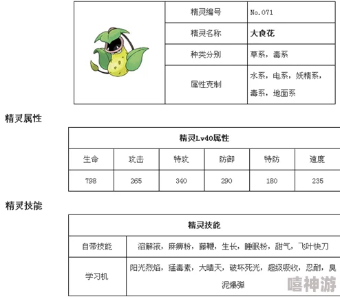 2024热门指南：口袋妖怪重制版大食花高效捕捉技巧揭秘