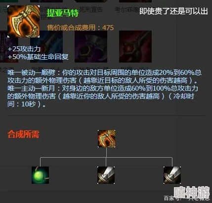 LOL S14赛季新装备提亚马特：深度属性解析与实战应用详解