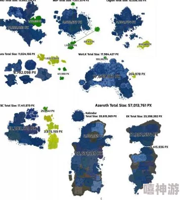 魔兽争霸地图大小对比：最小地图是哪一个？